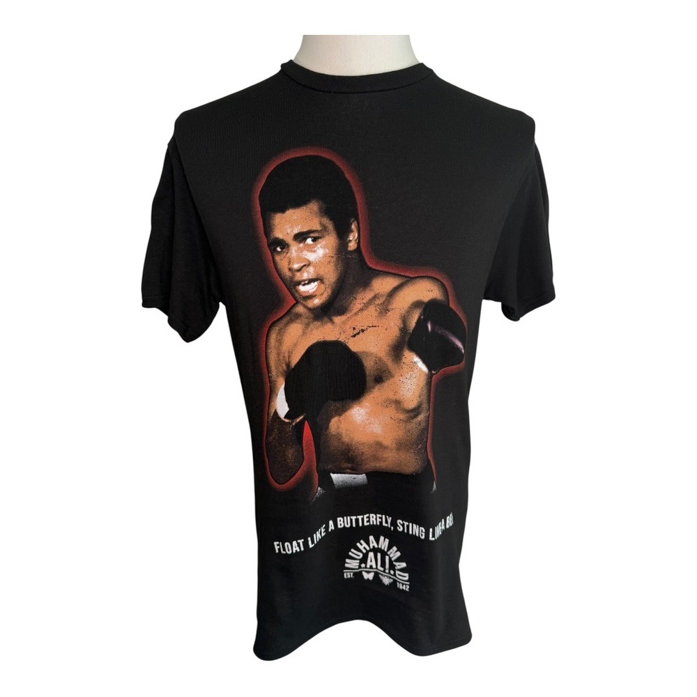 ALI Muhammad Ali Graphic T-Shirt Float Like a Butterfly Sting‎ Like a Bee Medium